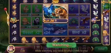 Zoo Roulette Game